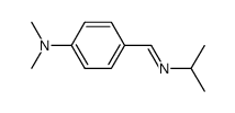 N,N-Dimethyl-4-[(isopropylimino)methyl]aniline结构式