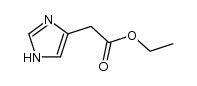 Ethyl 2-(1H-imidazol-4-yl)acetate Structure