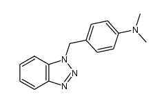 4-(1H-1,2,3-Benzotriazol-1-ylmethyl)-N,N-dimethylaniline Structure