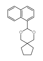 8-naphthalen-1-yl-7,9-dioxaspiro[4.5]decane结构式