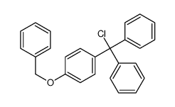 1-[chloro(diphenyl)methyl]-4-phenylmethoxybenzene结构式