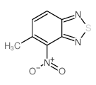 2,1,3-Benzothiadiazole,5-methyl-4-nitro-结构式