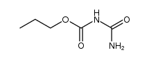allophanic acid propyl ester Structure