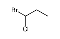 1-bromo-1-chloropropane Structure