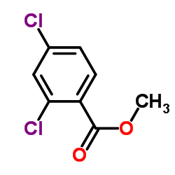 2,4-二氯苯甲酸甲酯结构式