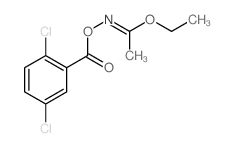 (1-ethoxyethylideneamino) 2,5-dichlorobenzoate结构式
