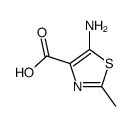5-amino-2-methylthiazole-4-carboxylic acid structure