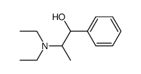 2-(diethylamino)-1-phenylpropan-1-ol Structure