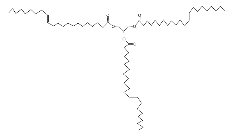 1,2,3-Tri-13(E)-Docosenoyl Glycerol Structure