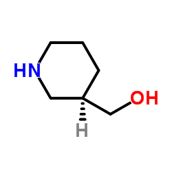 ((R)-哌啶-3-基)甲醇结构式