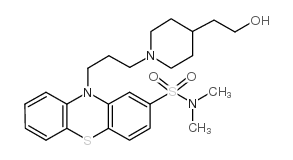 哌泊噻嗪结构式