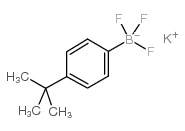 4-叔丁基苯基三氟硼酸钾结构式