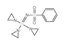Benzenesulfonamide,N-(tri-1-aziridinylphosphoranylidene)-结构式