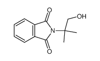 N-(1,1-dimethyl-2-hydroxyethyl)phthalimide结构式
