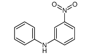N-苯基-N-间硝基苯胺结构式