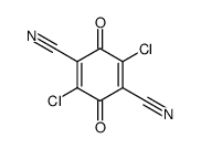 2,5-Dichlor-3,6-dioxo-1,4-cyclohexadien-1,4-dicarbonitril Structure
