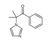 2-imidazol-1-yl-2-methyl-1-phenylpropan-1-one结构式
