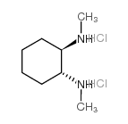 反式-N,N'-二甲基-1,2-二氨基环己烷二盐酸盐结构式