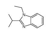 (9ci)-1-乙基-2-(1-甲基乙基)-1H-苯并咪唑结构式