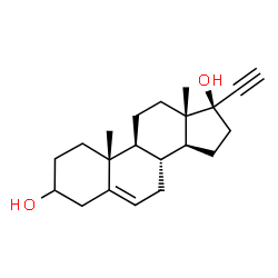 17-Ethinylandrost-5-ene-3,17-diol structure