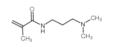 N-(3-二甲氨基丙基)甲基丙烯酰胺结构式