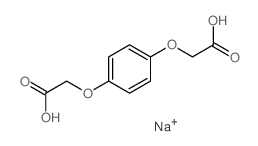 2-[4-(carboxymethoxy)phenoxy]acetic acid结构式