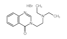 3-[2-(Diethylamino)ethyl]-4(3H)-quinazolinone dihydrobromide结构式