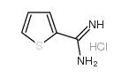 2-amidinothiophene hydrochloride structure