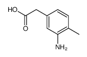 2-(3-氨基-4-甲基苯基)乙酸结构式