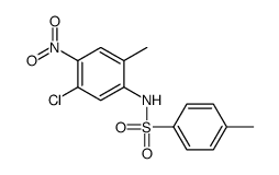 N-(5-chloro-2-methyl-4-nitrophenyl)-4-methylbenzenesulfonamide Structure