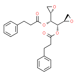 Galactitol, 1,2:5,6-dianhydro-, bis(benzenepropionate) Structure