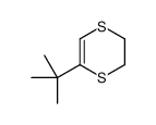 5-tert-butyl-2,3-dihydro-1,4-dithiine结构式