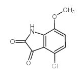 4-氯-7-甲氧基靛红结构式