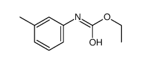 ethyl N-(3-methylphenyl)carbamate结构式