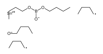 [butoxy(dibutyl)stannyl] dibutyl borate结构式
