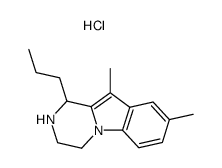 4-Propyl-5,7-dimethyl-1,2,3,4-tetrahydropyrazino<1,2-a>indole hydrochloride Structure