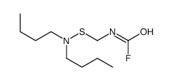 N-[(dibutylamino)sulfanylmethyl]carbamoyl fluoride结构式