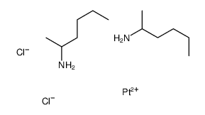 hexan-2-amine,platinum(2+),dichloride Structure