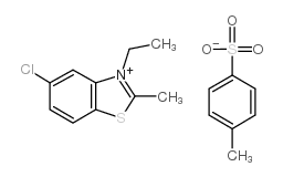 5-Chloro-3-ethyl-2-methylbenzothiazolium p-toluenesulfonate Structure