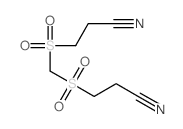 Propionitrile,3,3'-(methylenedisulfonyl)di- (8CI) structure