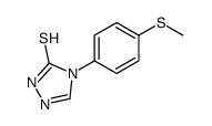 4-(4-methylsulfanylphenyl)-1H-1,2,4-triazole-5-thione Structure