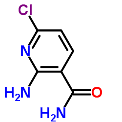 2-氨基-6-氯烟酰胺结构式