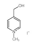 4-(HYDROXYMETHYL)-1-METHYLPYRIDINIUM IODIDE结构式
