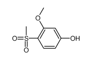 3-methoxy-4-methylsulfonylphenol Structure
