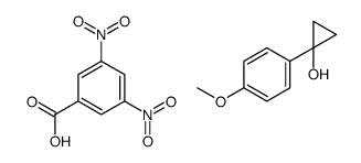 3,5-dinitrobenzoic acid,1-(4-methoxyphenyl)cyclopropan-1-ol结构式