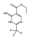 ETHYL4-AMINO-2-(TRIFLUOROMETHYL)PYRIMIDINE-5-CARBOXYLATE结构式