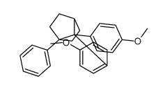 7,7-bis(4-methoxyphenyl)-4-phenylbicyclo[2.2.1]heptane Structure