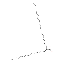 4-heptadecylidene-3-tetradecyloxetan-2-one Structure