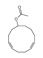 cyclododeca-4,8-dien-1-yl acetate结构式
