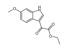 3-(2-Ethoxycarbonyl-1-oxoethyl)-6-methoxy indole结构式
